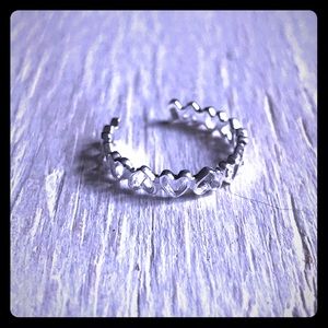 Sterling Silver HEART ❤️ Toe Ring!!!